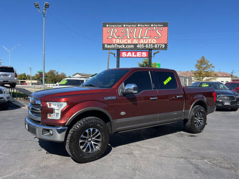 2015 Ford F-150 for sale at RAUL'S TRUCK & AUTO SALES, INC in Oklahoma City OK