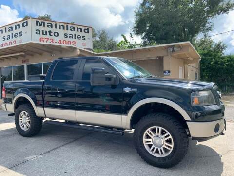 2008 Ford F-150 for sale at Mainland Auto Sales Inc in Daytona Beach FL