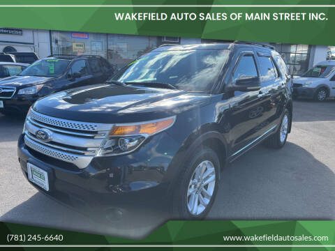 2011 Ford Explorer for sale at Wakefield Auto Sales of Main Street Inc. in Wakefield MA