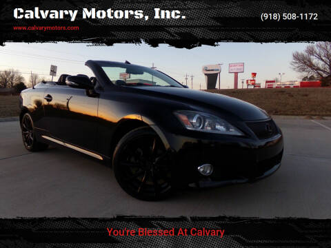 2014 Lexus IS 250C for sale at Calvary Motors, Inc. in Bixby OK