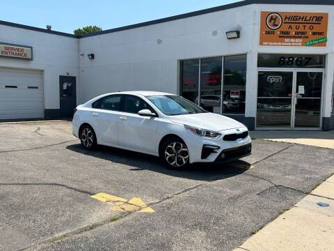 2019 Kia Forte for sale at HIGHLINE AUTO LLC in Kenosha WI