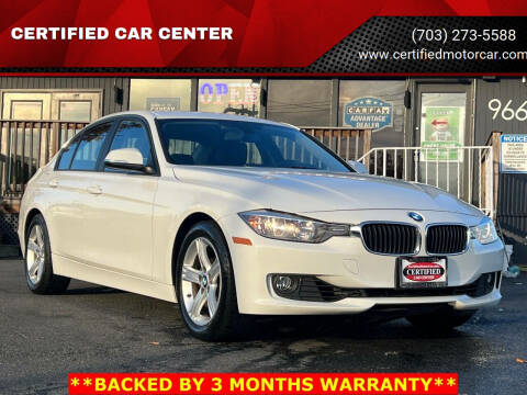 2012 BMW 3 Series for sale at CERTIFIED CAR CENTER in Fairfax VA