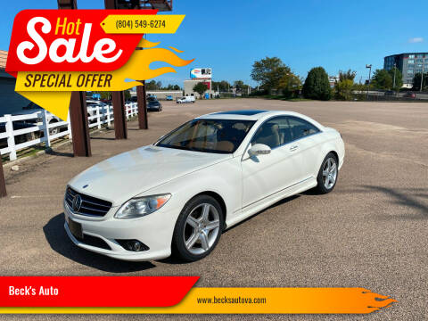2008 Mercedes-Benz CL-Class for sale at Beck's Auto in Chesterfield VA