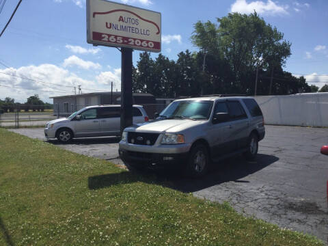 2005 Ford Expedition for sale at Autos Unlimited, LLC in Adrian MI