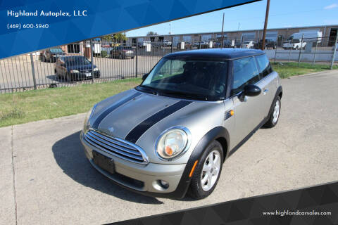 2009 MINI Cooper for sale at Highland Autoplex, LLC in Dallas TX