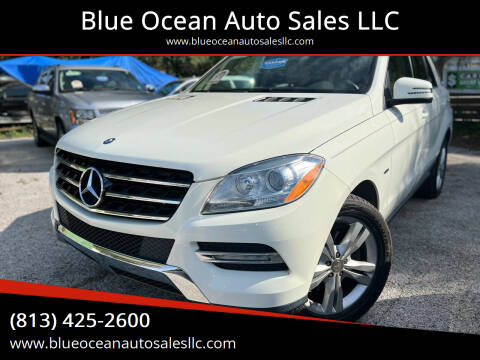 2012 Mercedes-Benz M-Class for sale at Blue Ocean Auto Sales LLC in Tampa FL