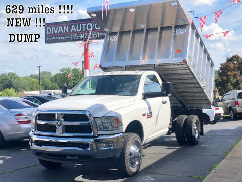 2018 RAM Ram Chassis 3500 for sale at Divan Auto Group in Feasterville Trevose PA