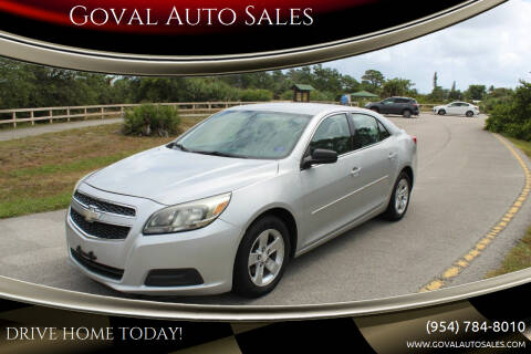 2014 Chevrolet Malibu for sale at Goval Auto Sales in Pompano Beach FL