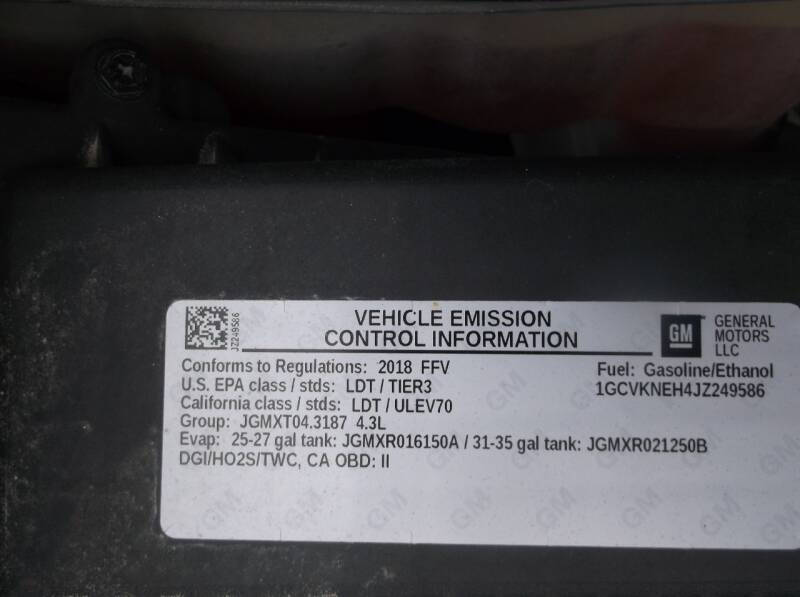 2018 Chevrolet Silverado 1500 Work Truck