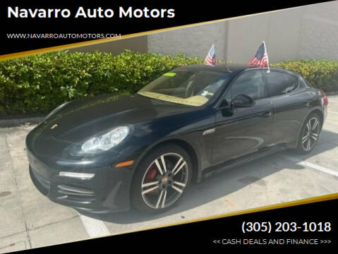 2014 Porsche Panamera for sale at Navarro Auto Motors in Hialeah FL