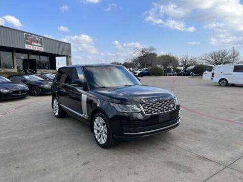 2019 Land Rover Range Rover for sale at KIAN MOTORS INC in Plano TX