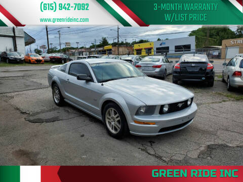 2005 Ford Mustang for sale at Green Ride Inc in Nashville TN