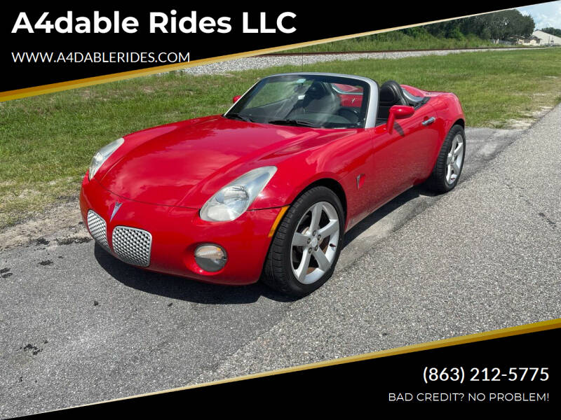 2006 Pontiac Solstice for sale at A4dable Rides LLC in Haines City FL