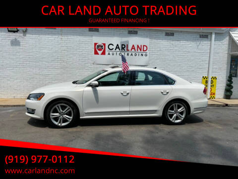 2015 Volkswagen Passat for sale at CAR LAND  AUTO TRADING in Raleigh NC