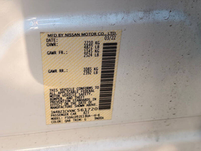 2022 Nissan LEAF SV PLUS