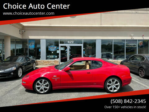 2002 Maserati Coupe for sale at Choice Auto Center in Shrewsbury MA