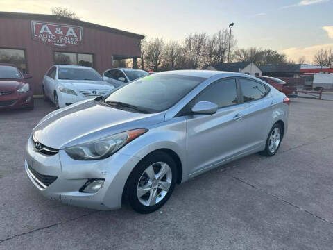 2013 Hyundai Elantra for sale at A & A Auto Sales in Fayetteville AR