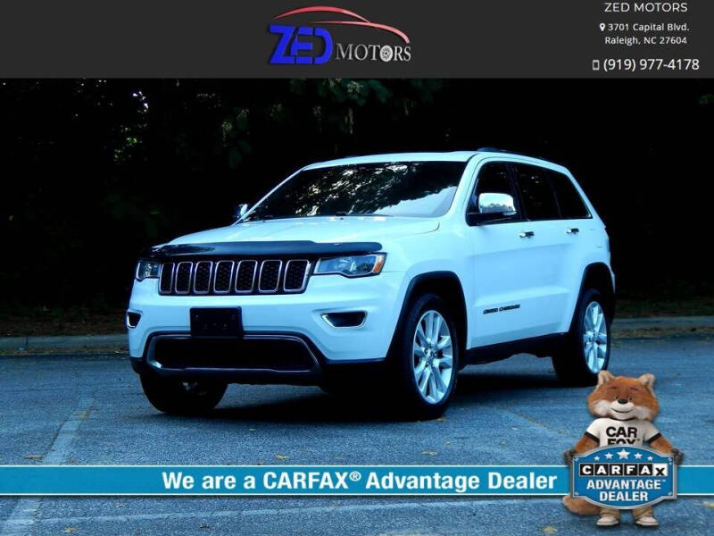 2017 Jeep Grand Cherokee for sale at Zed Motors in Raleigh NC