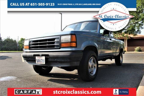 1991 Ford Ranger for sale at St. Croix Classics in Lakeland MN