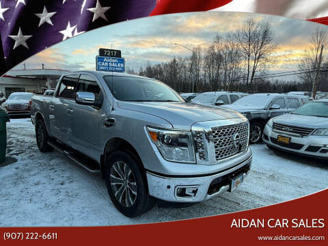 2017 Nissan Titan for sale at AIDAN CAR SALES in Anchorage AK