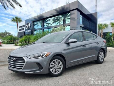 2018 Hyundai Elantra for sale at Mazda of North Miami in Miami FL