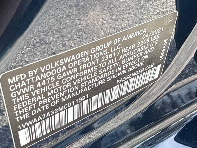 2021 Volkswagen Passat S