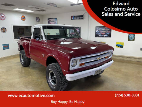 1967 Chevrolet C/K 10 Series for sale at Edward Colosimo Auto Sales and Service in Evans City PA