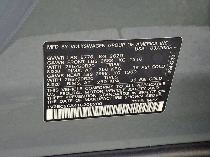 2026 Volkswagen Atlas Cross Sport SEL 4Motion