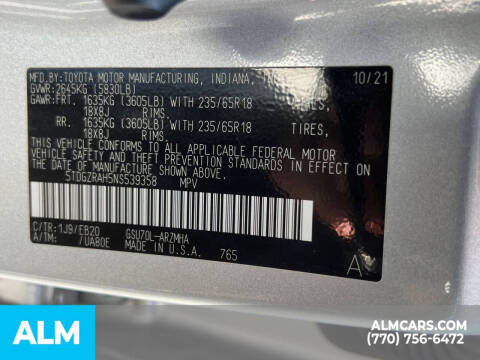 2022 Toyota Highlander XLE