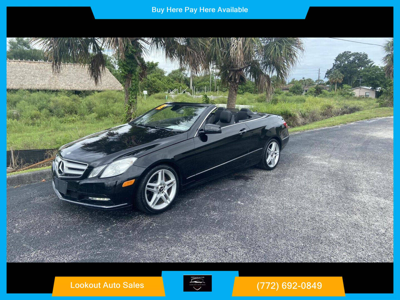 2013 Mercedes-Benz E-Class for sale at Lookout Auto Sales in Stuart, FL