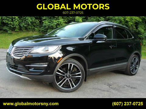 2017 Lincoln MKC for sale at GLOBAL MOTORS in Binghamton NY