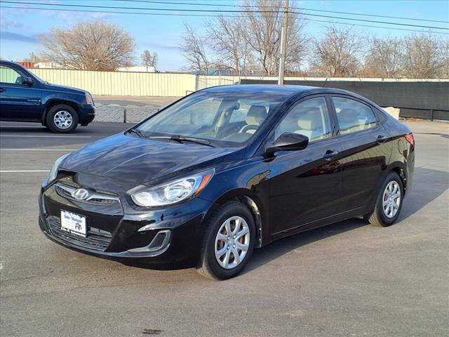 2012 Hyundai Accent for sale at HALLER WHOLESALE AUTO in El Reno OK