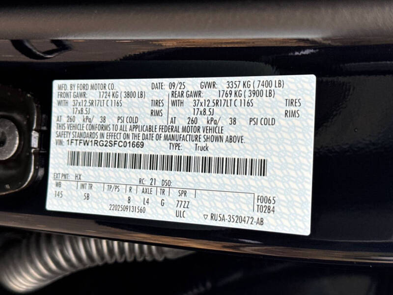 2025 Ford F-150 Raptor