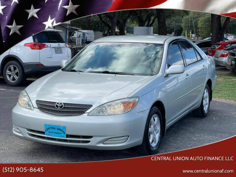 2004 Toyota Camry for sale at Central Union Auto Finance LLC in Austin TX