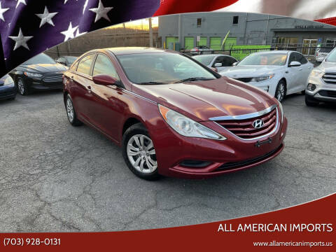 2012 Hyundai Sonata for sale at All American Imports in Alexandria VA