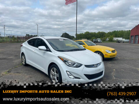 2016 Hyundai Elantra for sale at LUXURY IMPORTS AUTO SALES INC in North Branch MN