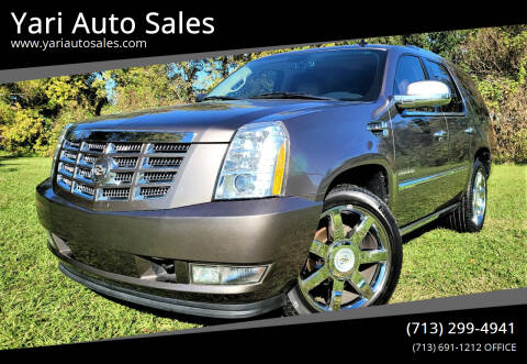 2012 Cadillac Escalade for sale at Yari Auto Sales in Houston TX