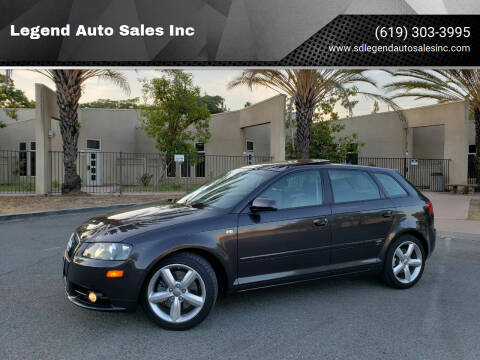 2008 Audi A3 for sale at Legend Auto Sales Inc in Lemon Grove CA