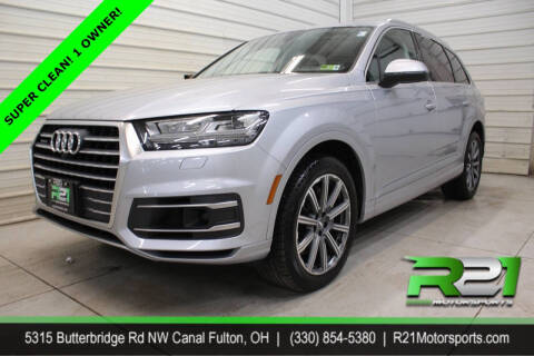 2018 Audi Q7 for sale at Route 21 Auto Sales in Canal Fulton OH