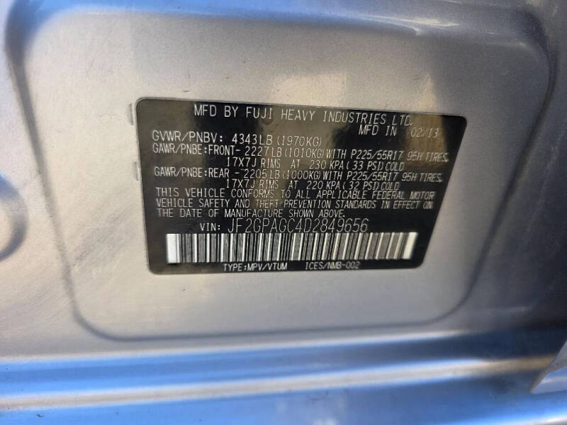 2013 Subaru XV Crosstrek 2.0i Limited