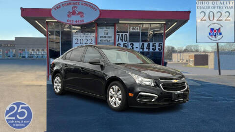 2015 Chevrolet Cruze for sale at The Carriage Company in Lancaster OH