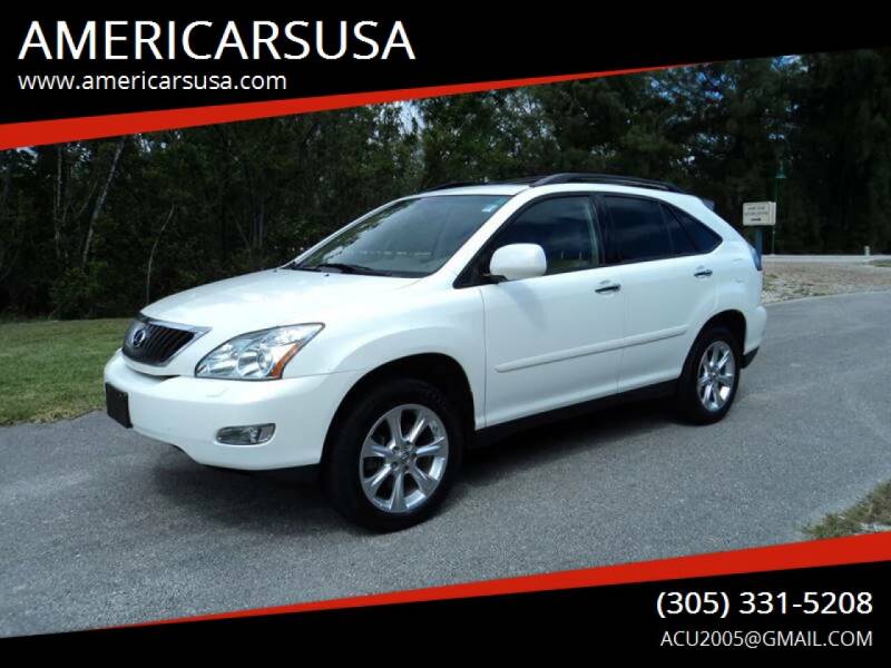 2008 Lexus RX 350 for sale at Americarsusa in Hollywood FL