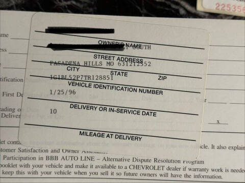 1996 Chevrolet Impala SS