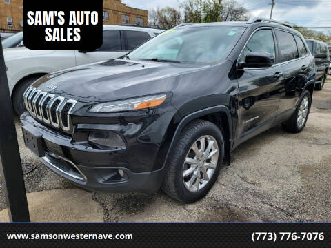 2016 Jeep Cherokee for sale at SAM'S AUTO SALES in Chicago IL