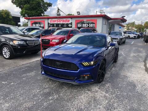 2016 Ford Mustang for sale at CARSTRADA in Hollywood FL
