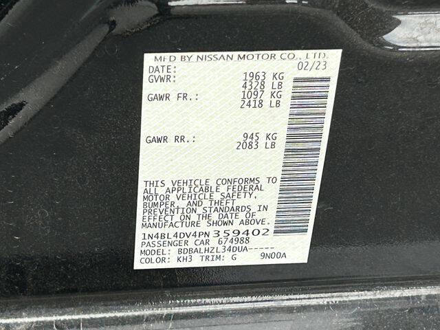 2023 Nissan Altima 2.5 SV