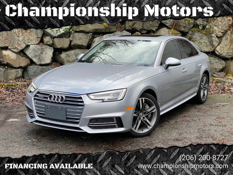 2018 Audi A4 for sale at Championship Motors in Redmond WA