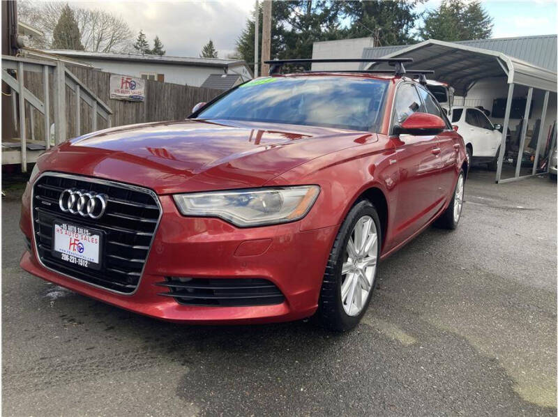 2014 Audi A6 for sale at H5 AUTO SALES INC in Federal Way WA