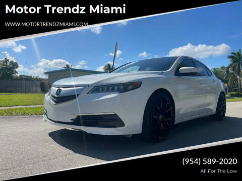 2016 Acura TLX for sale at Motor Trendz Miami in Hollywood FL