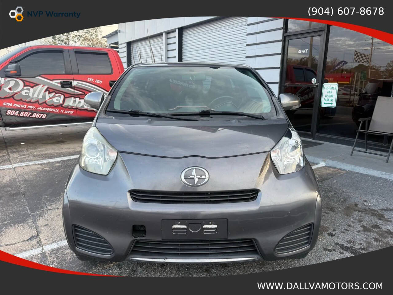 Gray 2013 Scion iQ Base 2dr Hatchback 2